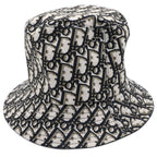 Dior Oblique Reversible Bucket Hat Black Beige