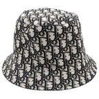 Dior Oblique Reversible Bucket Hat Black Beige — view 2