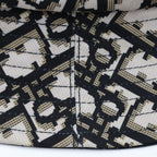 Dior Oblique Reversible Bucket Hat Black Beige — view 7