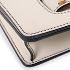 Dior J'Adior Chain Flap Shoulder Bag Ivory Leather Gold — view 5