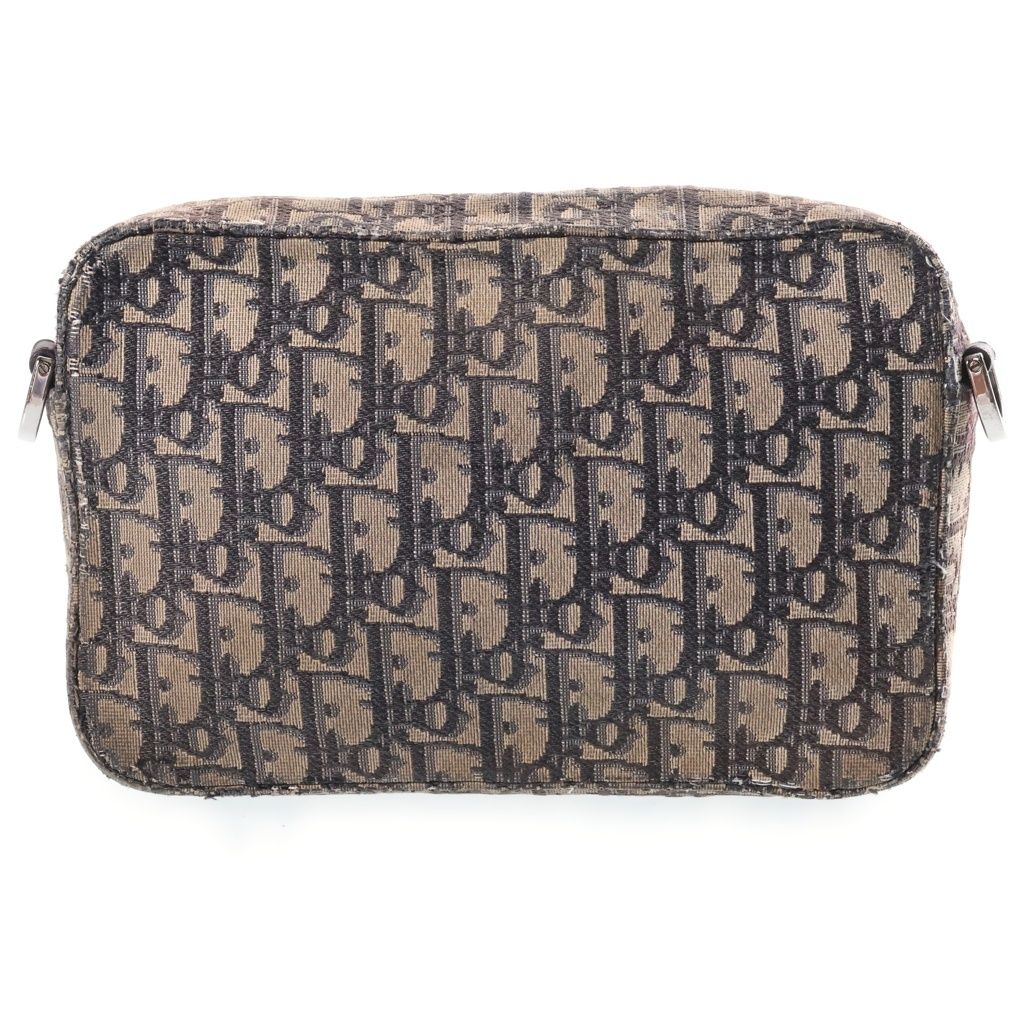 Dior Kenny Scharf Jacquard Shoulder Bag Brown Beige — view 2