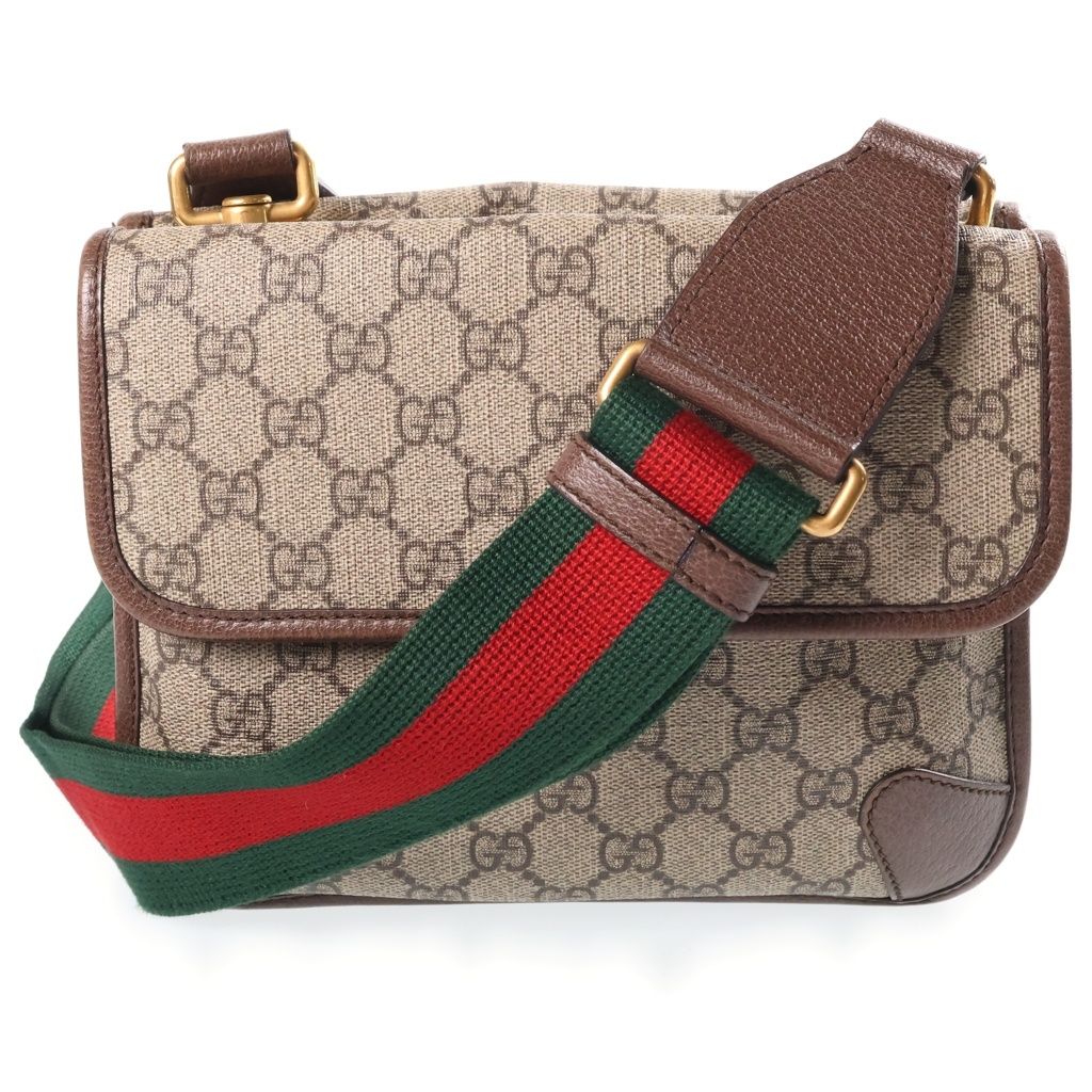 Gucci GG Supreme Small Messenger Bag Brown — view 2