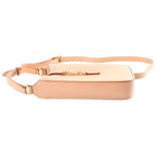 Saint Laurent Paris Le 5 A 7 Cassandra Leather Shoulder Bag Beige — view 3