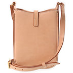 Saint Laurent Paris Le 5 A 7 Cassandra Leather Shoulder Bag Beige — view 2