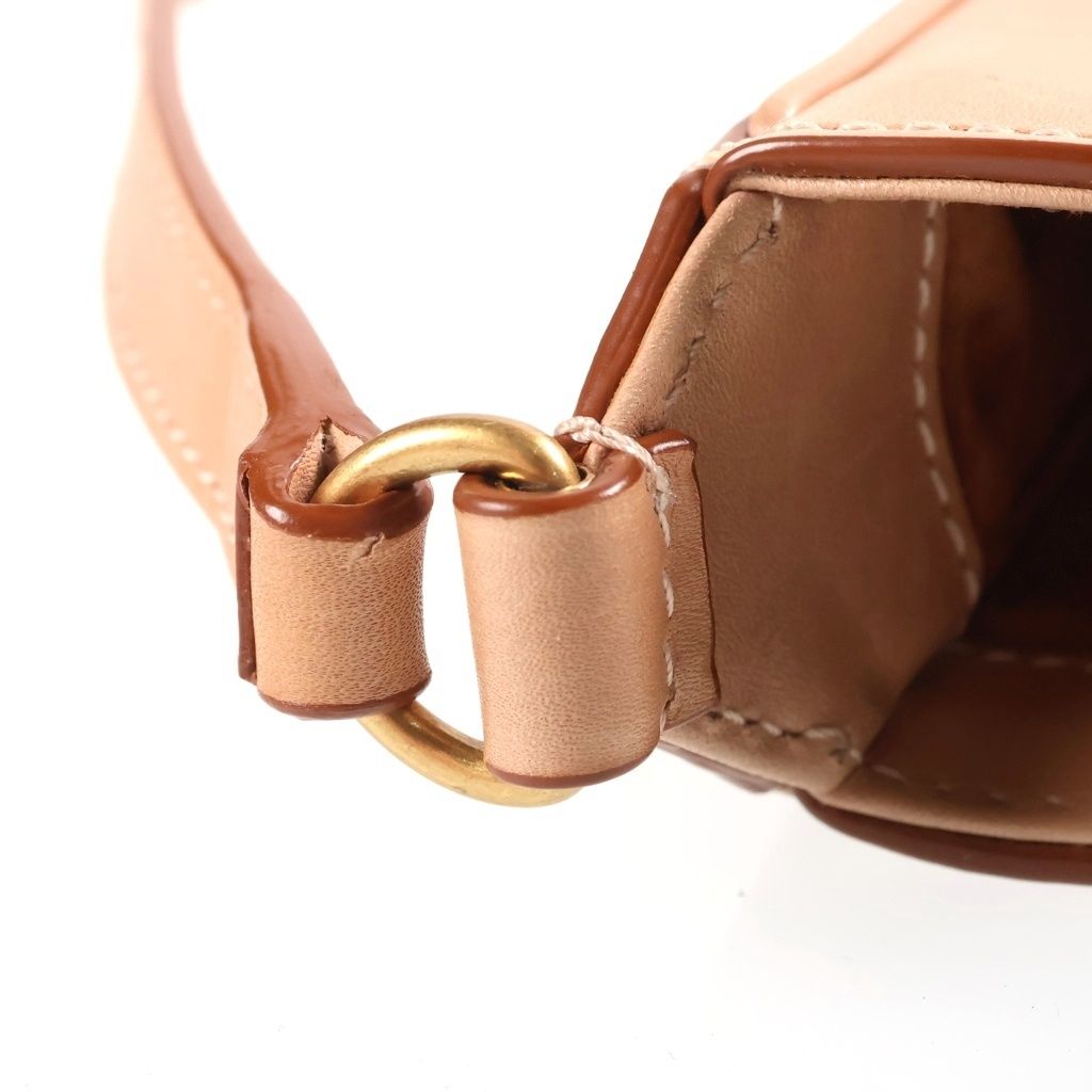 Saint Laurent Paris Le 5 A 7 Cassandra Leather Shoulder Bag Beige — view 7