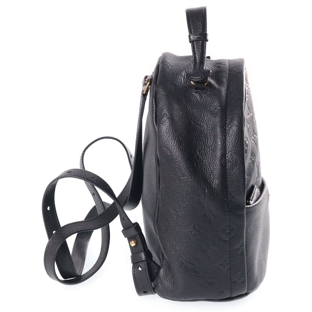 Louis Vuitton Monogram Empreinte Sorbonne Backpack Noir Leather — view 3