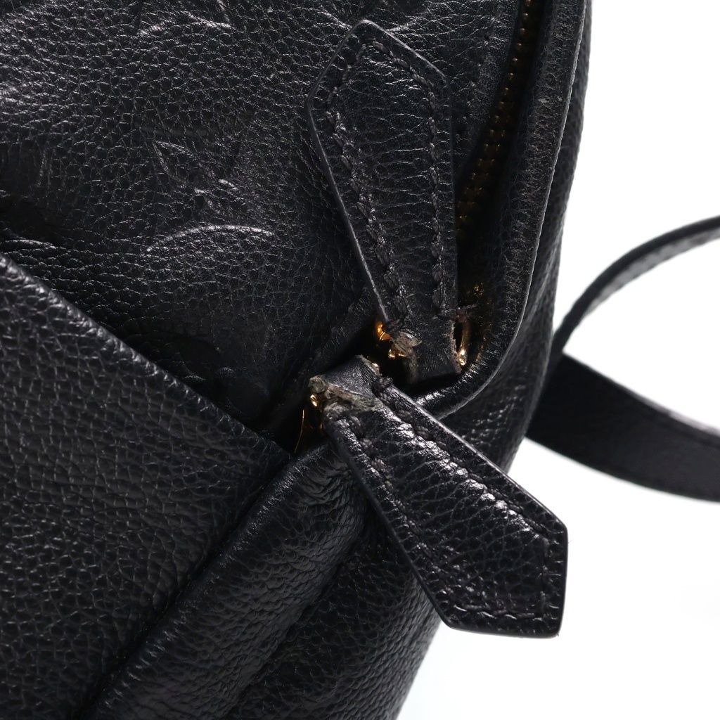 Louis Vuitton Monogram Empreinte Sorbonne Backpack Noir Leather — view 7