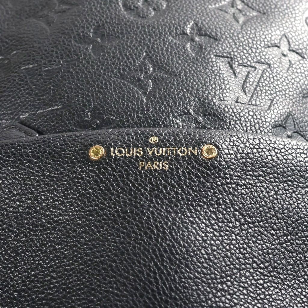 Louis Vuitton Monogram Empreinte Sorbonne Backpack Noir Leather — view 6