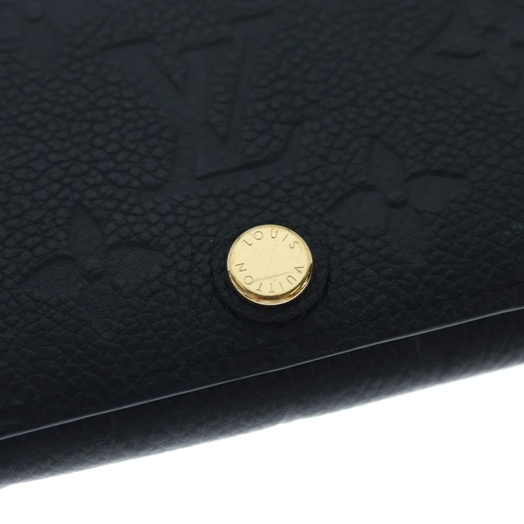 Louis Vuitton Monogram Empreinte Envelope Business Card Holder Case Black — view 5