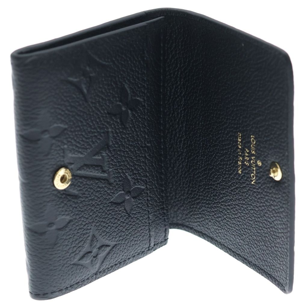 Louis Vuitton Monogram Empreinte Envelope Business Card Holder Case Black — view 4
