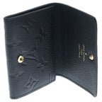 Louis Vuitton Monogram Empreinte Envelope Business Card Holder Case Black — view 4