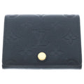 Louis Vuitton Monogram Empreinte Envelope Business Card Holder Case Black