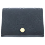 Louis Vuitton Monogram Empreinte Envelope Business Card Holder Case Black