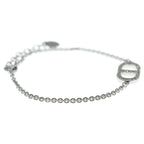 Dior Petit CD Bracelet Metal Silver Rhinestone — view 3