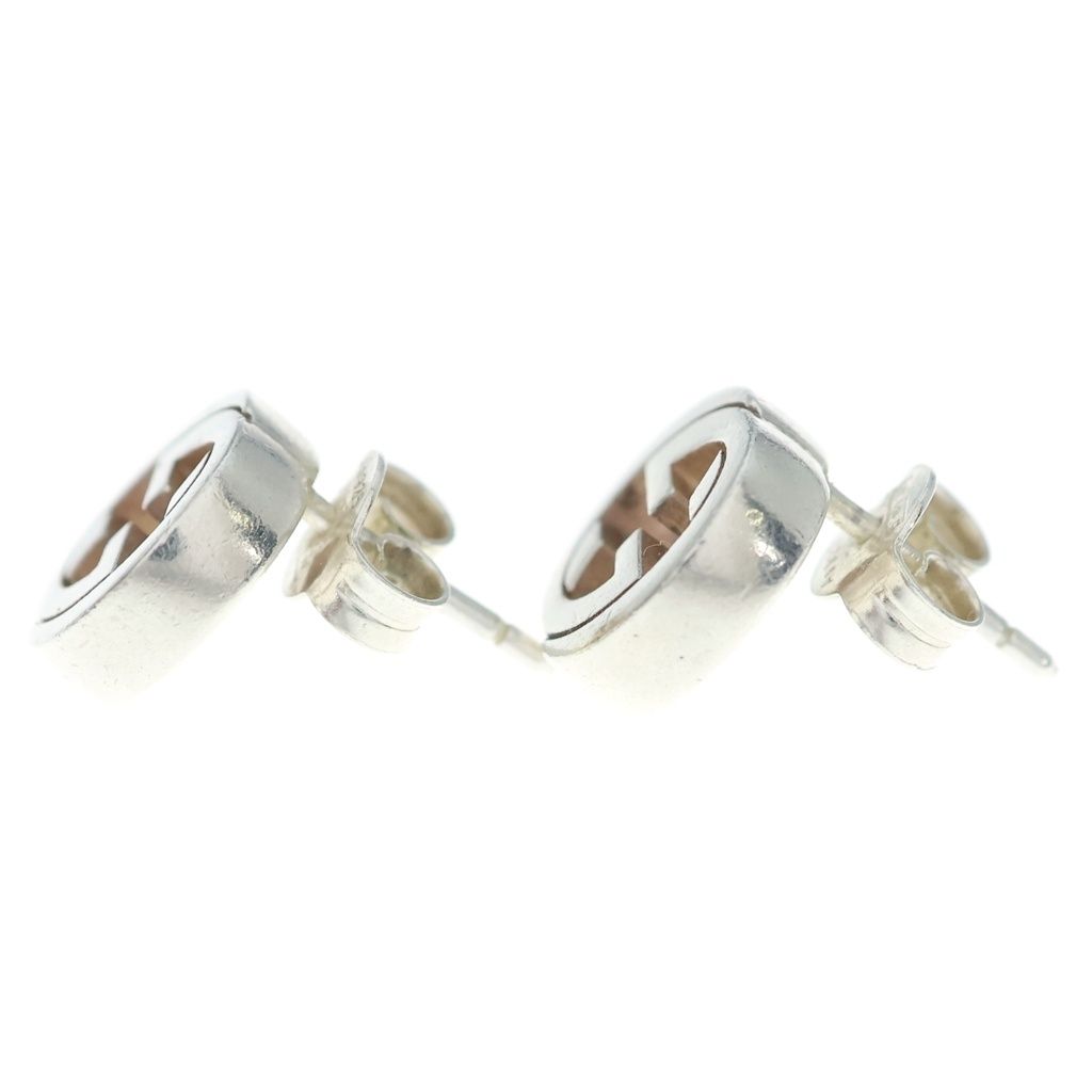 Gucci Interlocking G Earrings Silver — view 3
