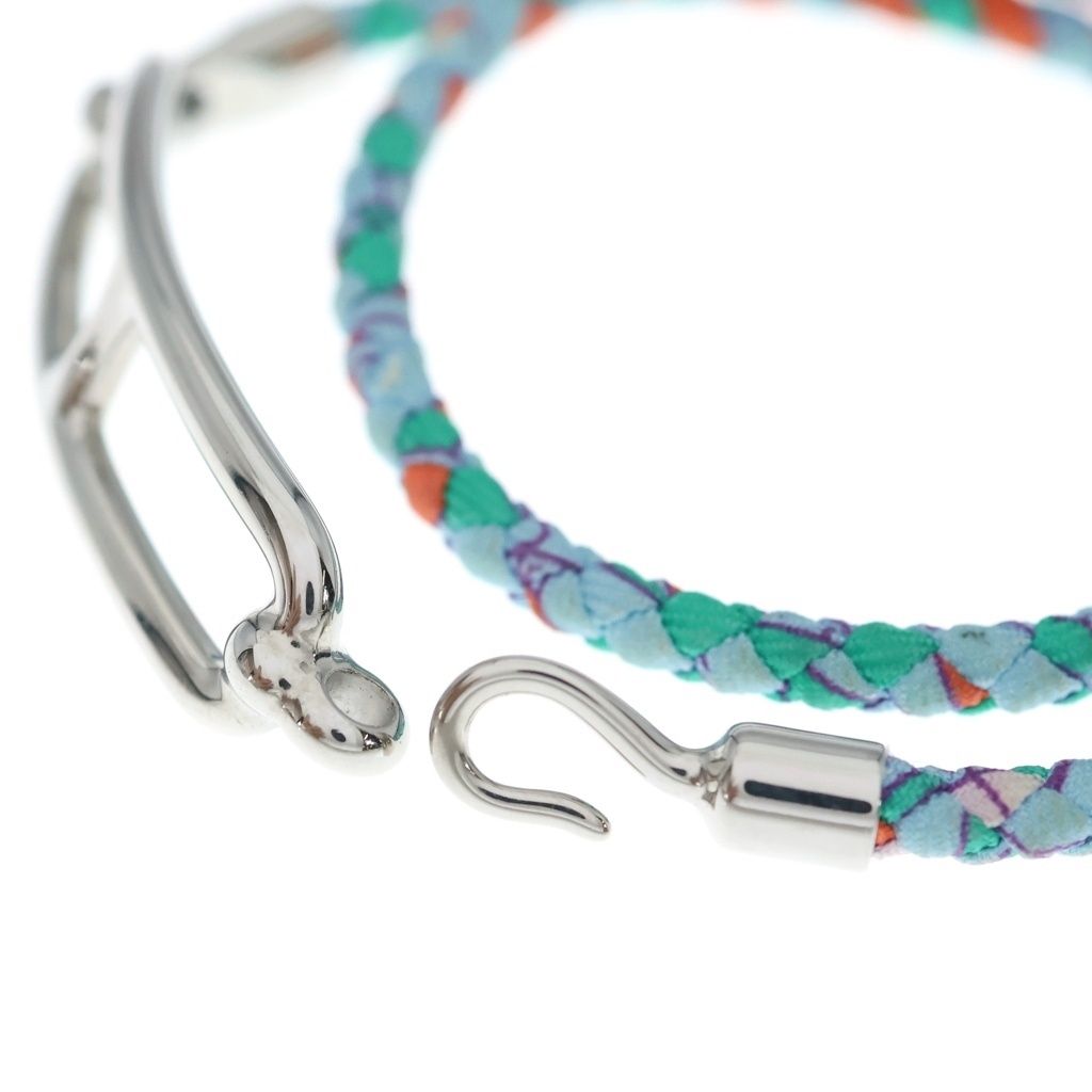 Hermes Roulis Bracelet Light Blue Silver — view 5