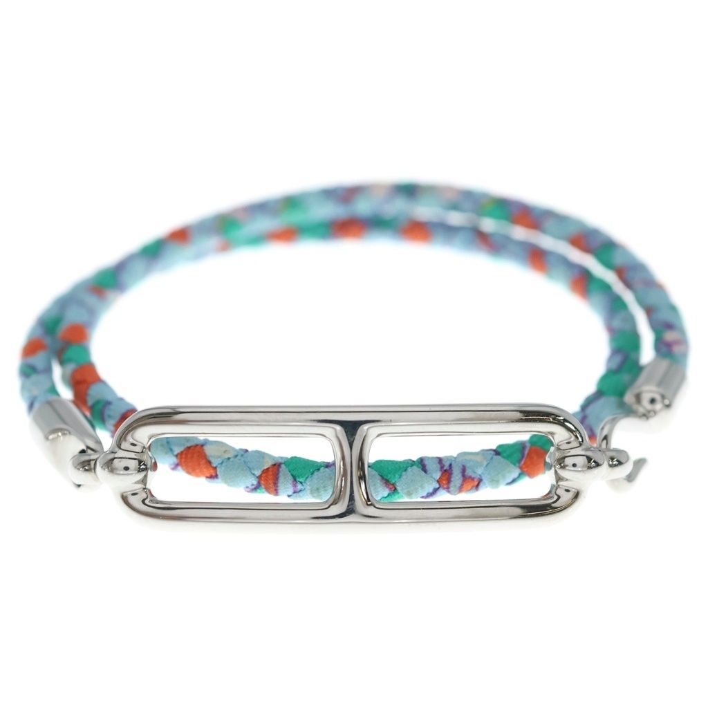 Hermes Roulis Bracelet Light Blue Silver