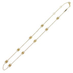 Celine Mini Triomphe Pendant Chain Gold Plated Necklace — view 2