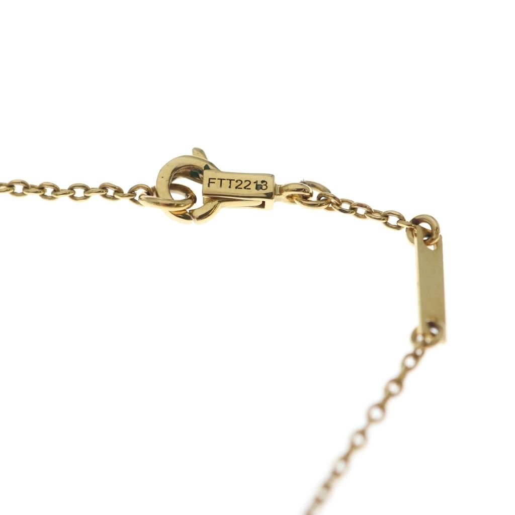 Celine Mini Triomphe Pendant Chain Gold Plated Necklace — view 4