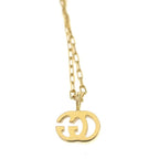Gucci GG Pendant Chain Yellow Gold Necklace — view 3