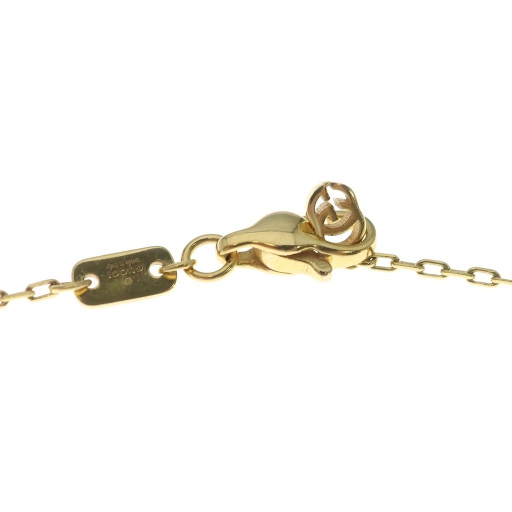 Gucci GG Pendant Chain Yellow Gold Necklace — view 4