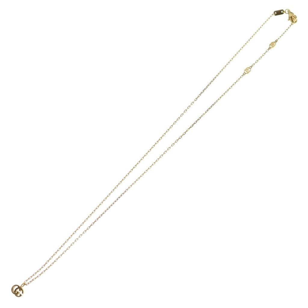 Gucci GG Pendant Chain Yellow Gold Necklace — view 2