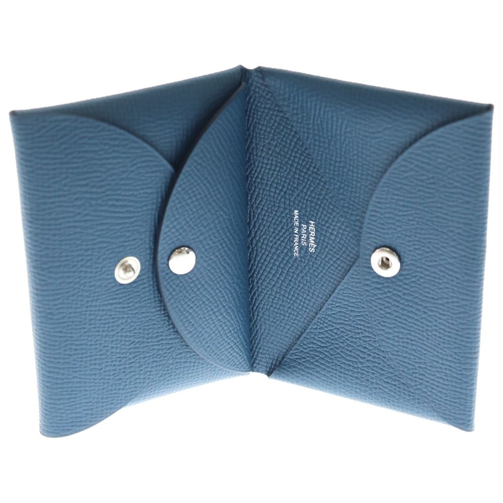 Hermes Calvidio Coin Purse Epsom Malachite Green — view 4