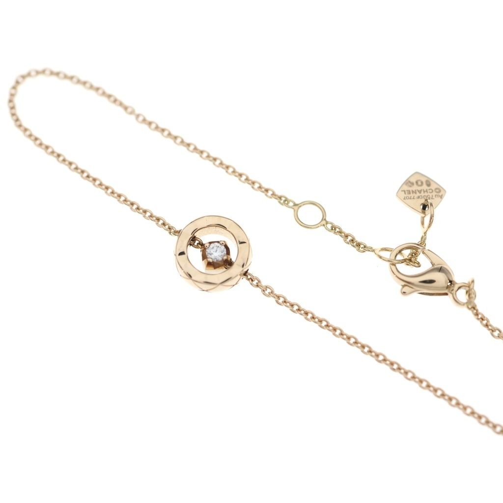 Chanel Coco Crush Diamond Bracelet Pink Gold — view 5