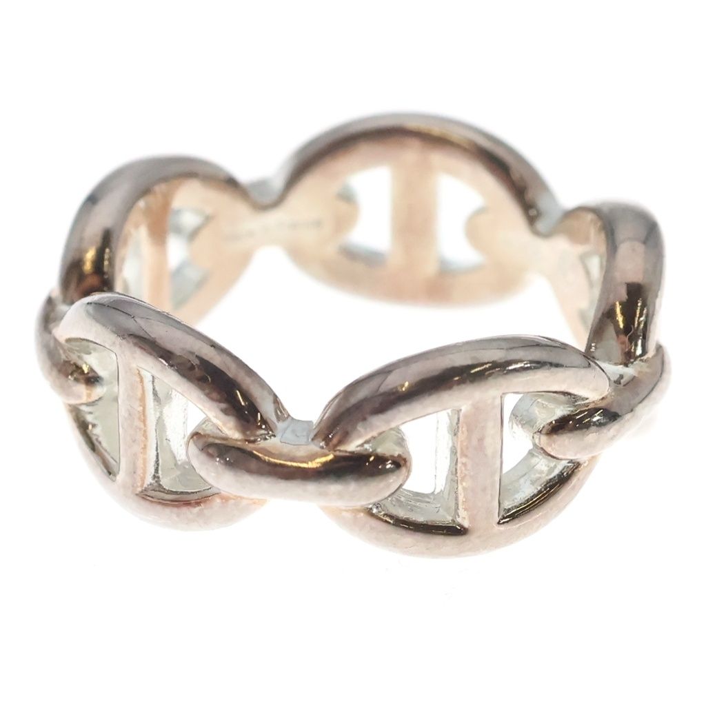 Hermes Chaine D'ancre Enchainee Ring Silver — view 3