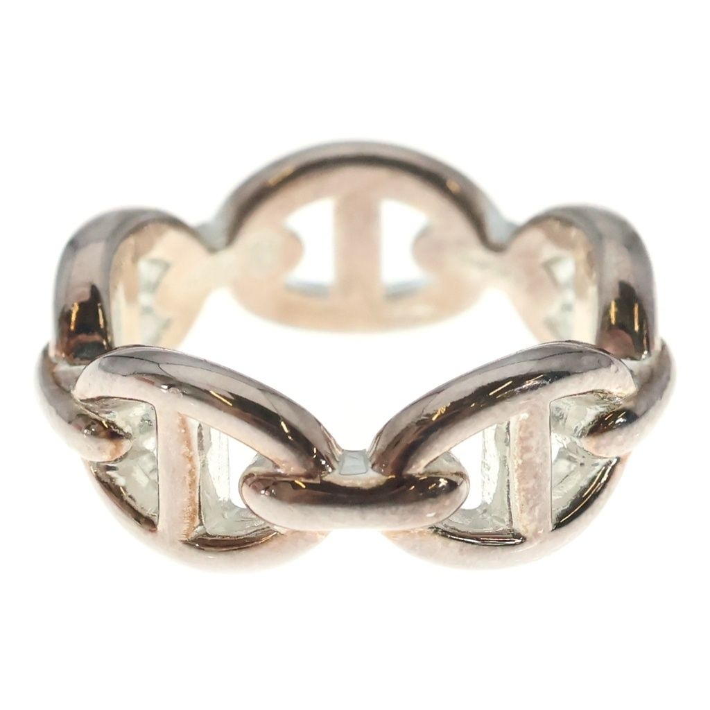 Hermes Chaine D'ancre Enchainee Ring Silver — view 2