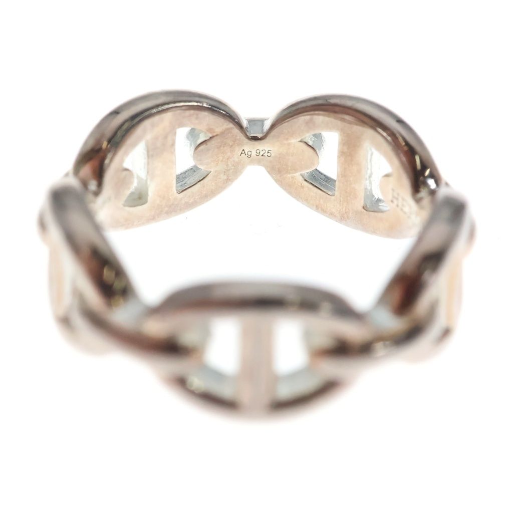Hermes Chaine D'ancre Enchainee Ring Silver — view 5