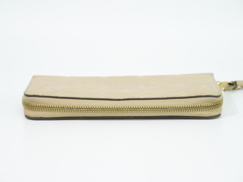 Louis Vuitton LV Zippy Wallet Monogram Empreinte Leather les Beiges — view 3