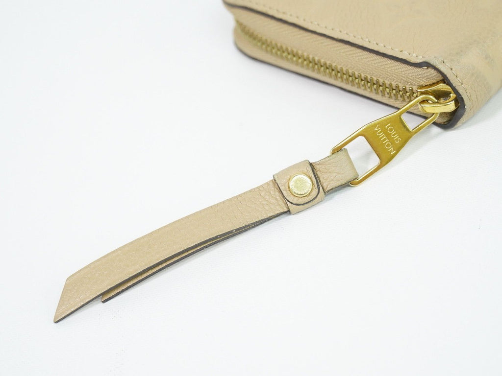 Louis Vuitton LV Zippy Wallet Monogram Empreinte Leather les Beiges — view 4