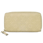 Louis Vuitton LV Zippy Wallet Monogram Empreinte Leather les Beiges
