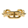 Hermes Legato Chaine D'ancre Scarf Ring Gold Plated