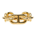 Hermes Legato Chaine D'ancre Scarf Ring Gold Plated