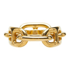 Hermes Legato Chaine D'ancre Scarf Ring Gold Plated — view 3