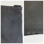 Prada Tessuto Black Silver Nylon Shoulder Bag — view 5