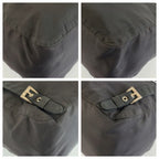 Prada Tessuto Black Silver Nylon Backpack — view 4