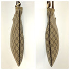 Gucci Beige Brown GG Supreme Canvas Shoulder Bag — view 8
