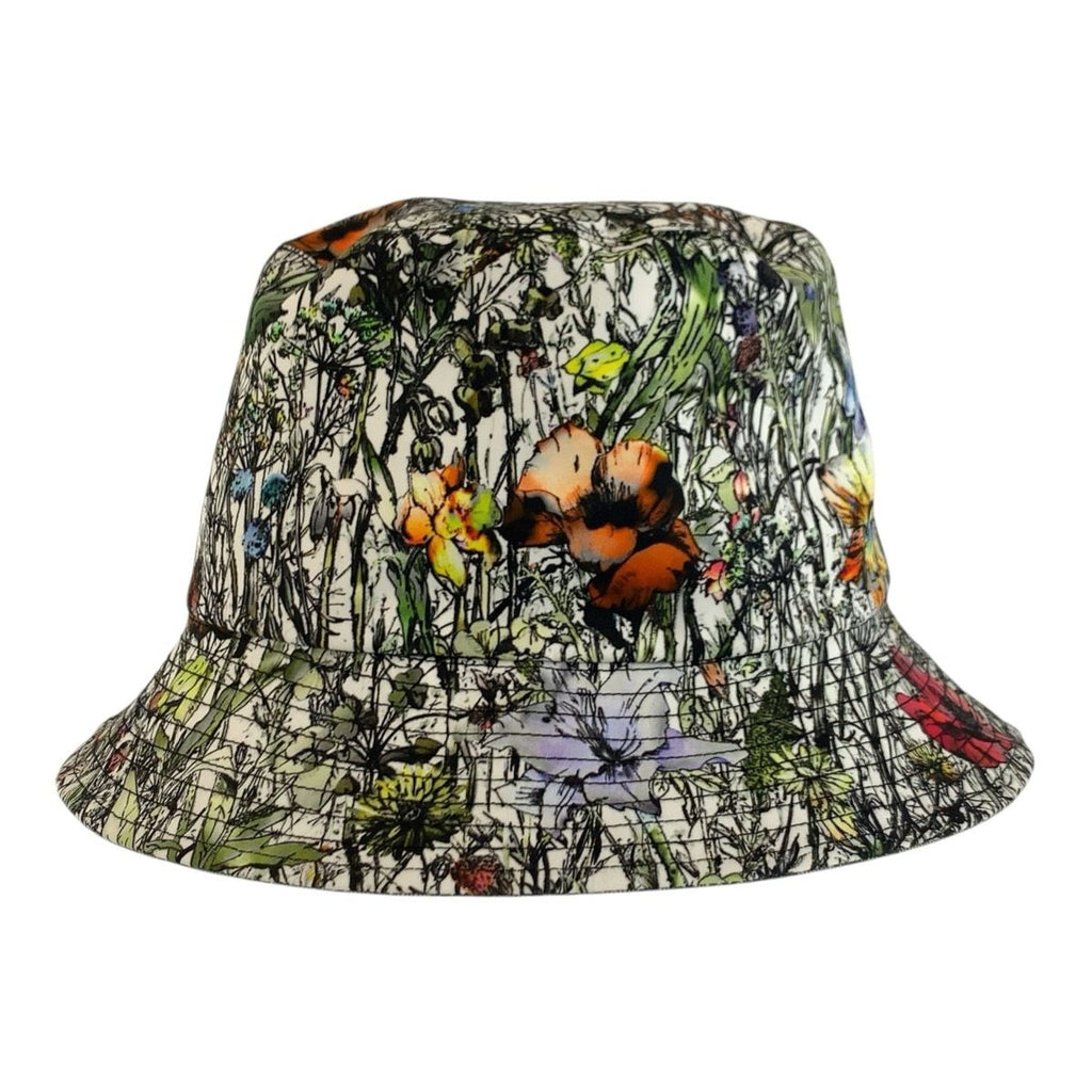 Dior Oblique Green Multicolor Bucket Hat Reversible Hat
