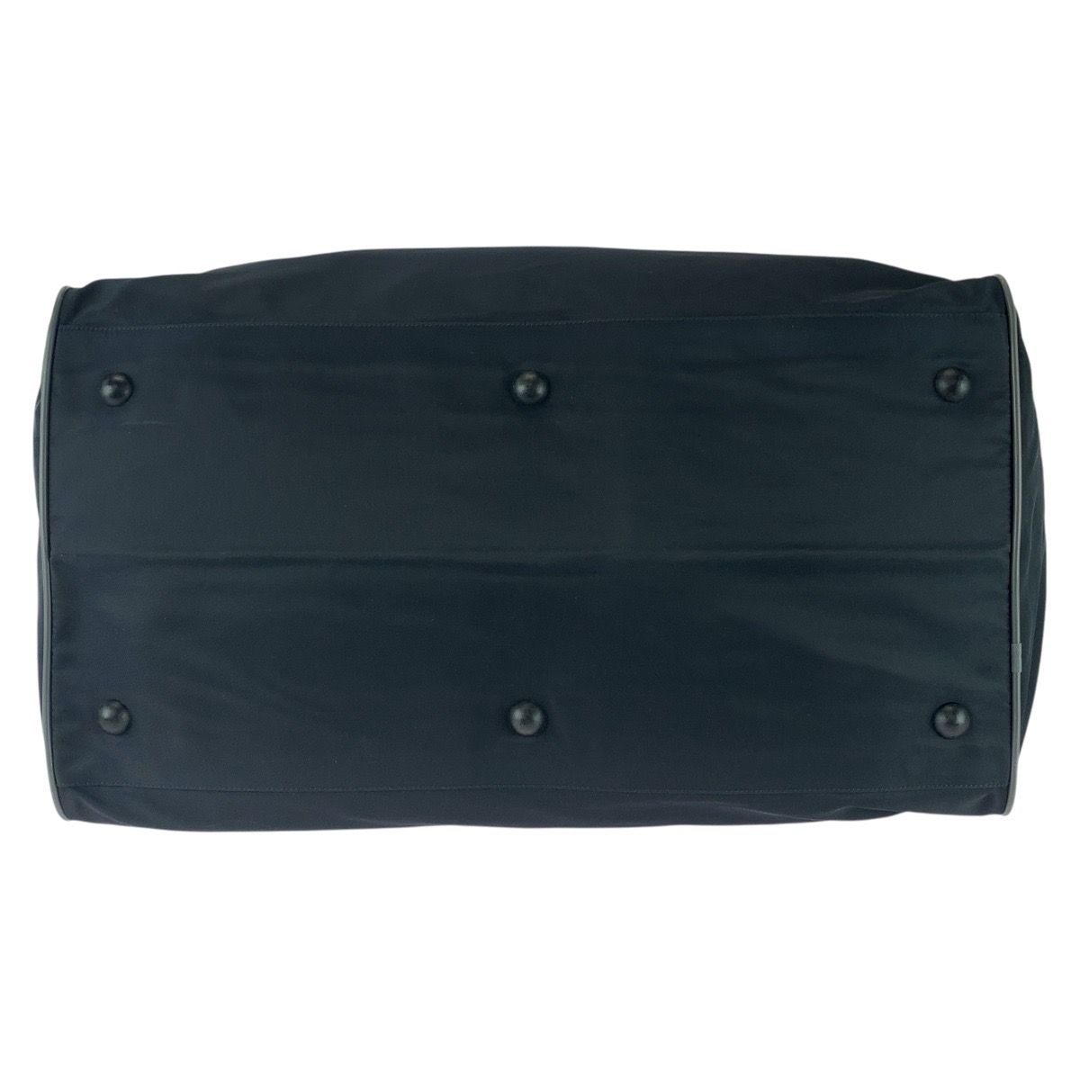 Prada Sports Black Silver Nylon Boston Bag — view 5