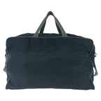 Prada Sports Black Silver Nylon Boston Bag — view 2