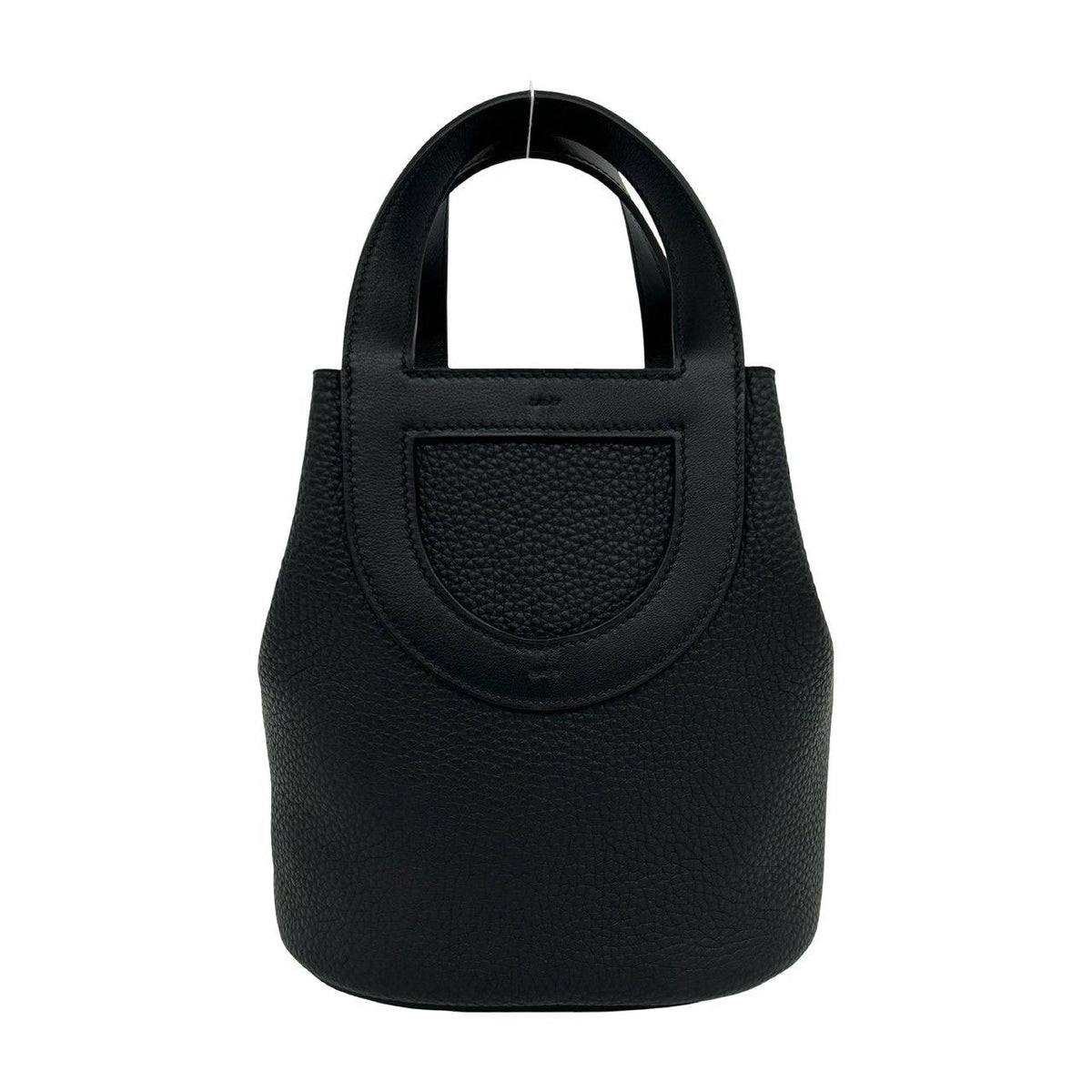 Hermes in the Loop 18 Taurillon Clemence Veau Handbag Black — view 3
