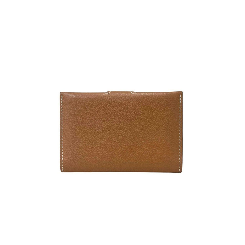 Hermes Evercolor Leather Card Case Compact Wallet Gold — view 2