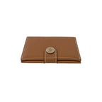 Hermes Evercolor Leather Card Case Compact Wallet Gold — view 3