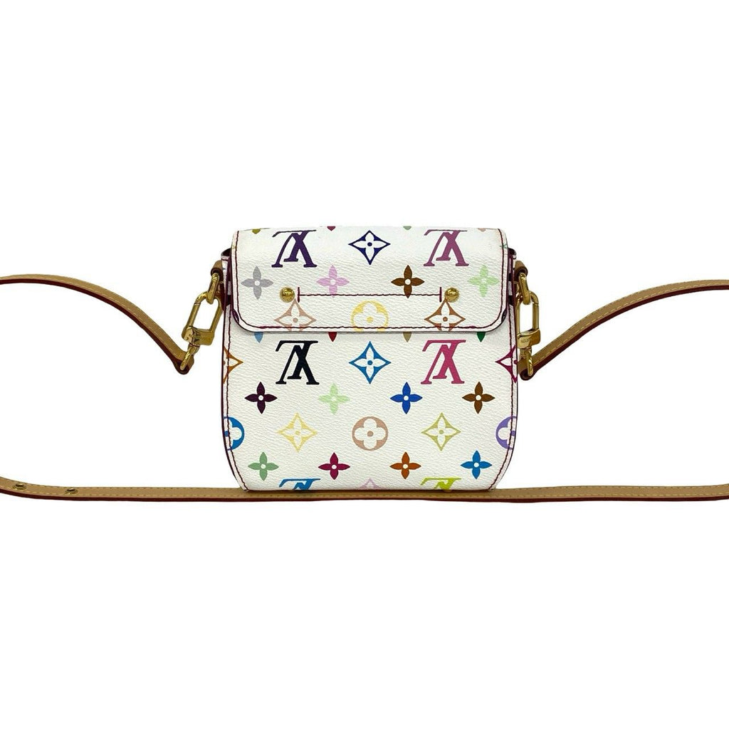 Louis Vuitton Heart Breaker Monogram Multicolor Leather Mini Shoulder Bag White — view 3