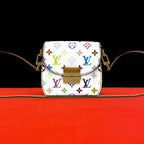 Louis Vuitton Heart Breaker Monogram Multicolor Leather Mini Shoulder Bag White