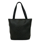 Celine Macadam Blason Triomphe Pattern Logo Leather Tote Shoulder Bag Brown — view 3