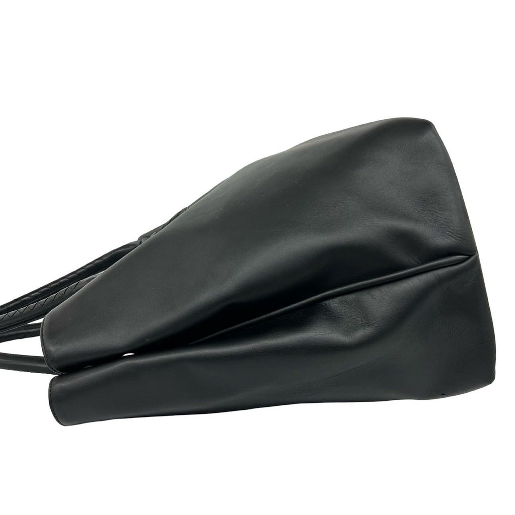 Bottega Veneta Vintage Marco Polo Leather Tote Black — view 5